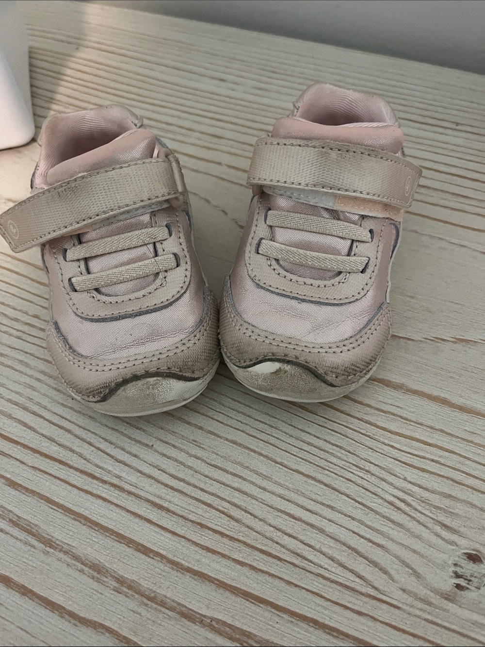 Stride Rite Light Pink Baby Walker Sneakers